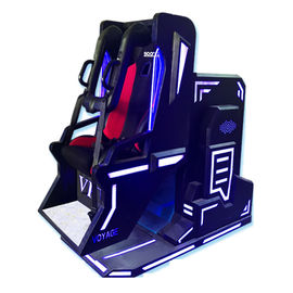 kualitas Theme Park 9D VR Racing Chair Rotasi Interaktif Terbang 360 Derajat pabrik
